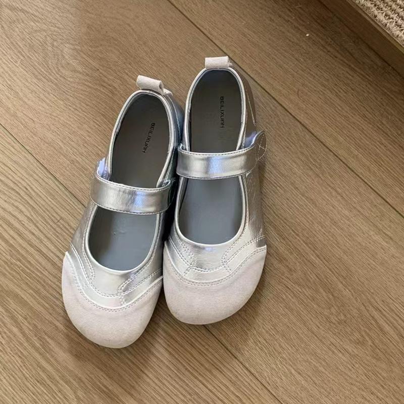 Fashion SUOJIALUN 2025 New Brand Women Flat Shoes Fashion Mix Color Ladies Elegant Mary Jane Shoe Soft Flat Heel Outdoor Dress Single Sh