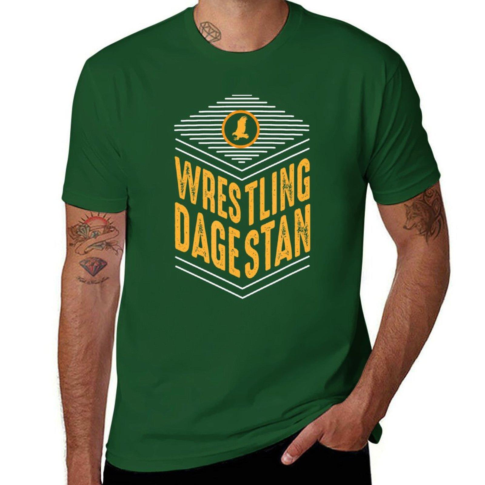 

Wrestling In Dagestan Singlet. Wrestler Training T-Shirt animal prinfor boys vintage clothes mens champion t shirts 4XL