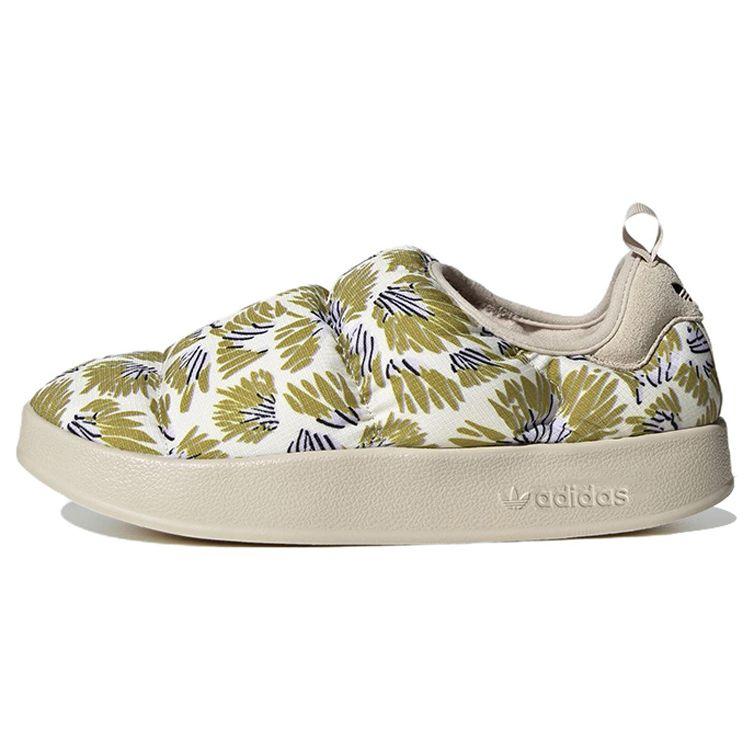 

Adidas Originals Puffylette Слипоны Хлебные туфли Унисекс Повседневная обувь Белый Зеленый GX4645 38