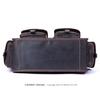 Men's Genuine Leather Crazy Horse Briefcase & Messenger Laptop Bag