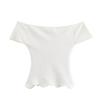Fashion Wind 2024 New Fall Women's Clothing Stretch Knitting Cut Out Embroider Decoration Silm Tops 5584640