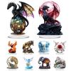 Statua Fantasy Western Impermeabile Vintage Bestie Mitiche Decorazione da Scrivania Leggera Retrò per Soggiorno Ufficio Domestico Accessori