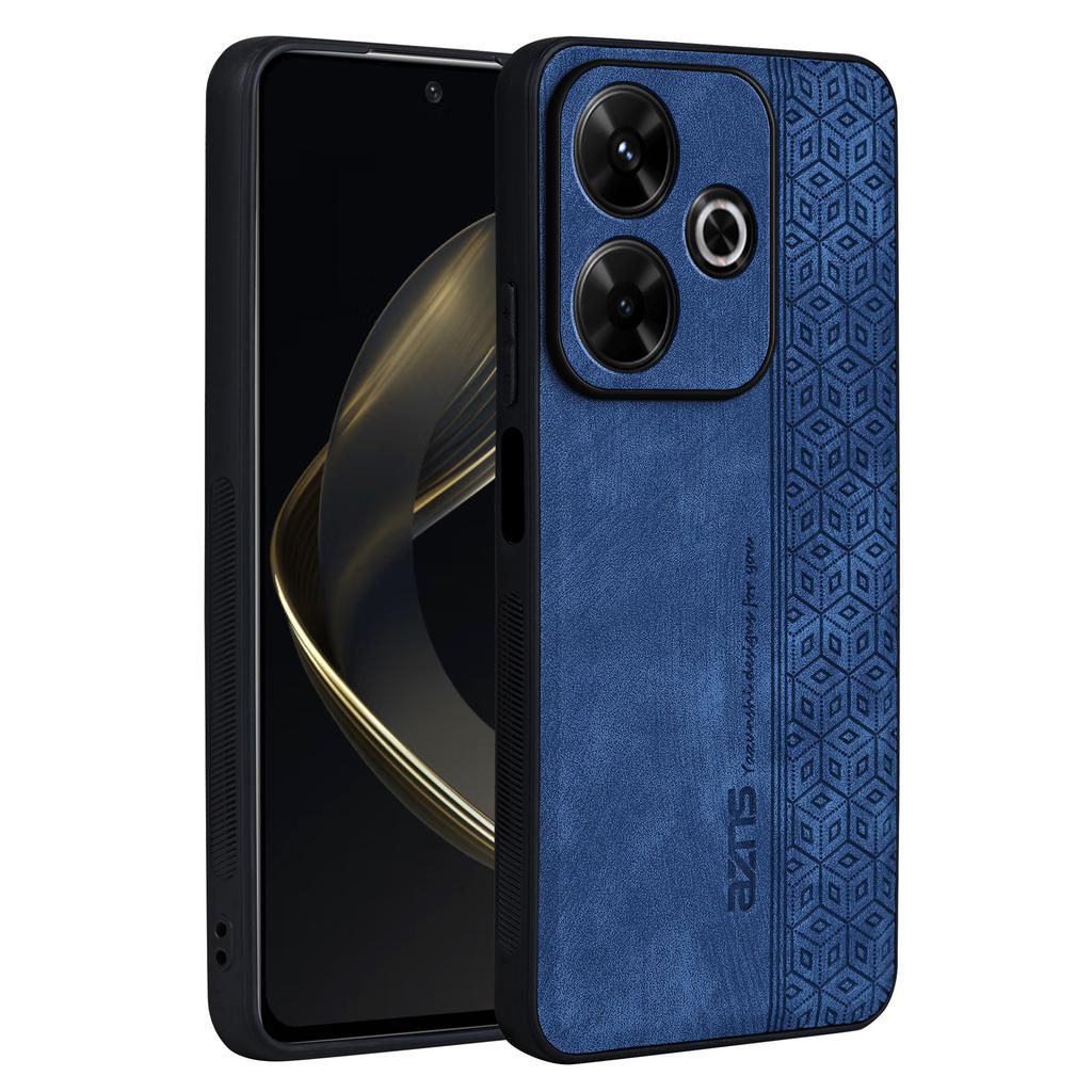 AZNS For Xiaomi Redmi 13 5G/13 4G/Note 13R 5G Case Non-Slip Leather+TPU Phone Cover