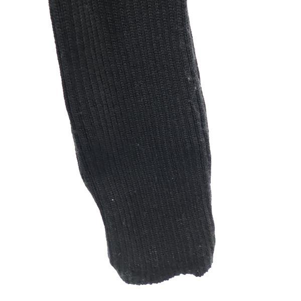 Y's No Color Jacket Black Series Ribbed Knit Sleeves Women Used