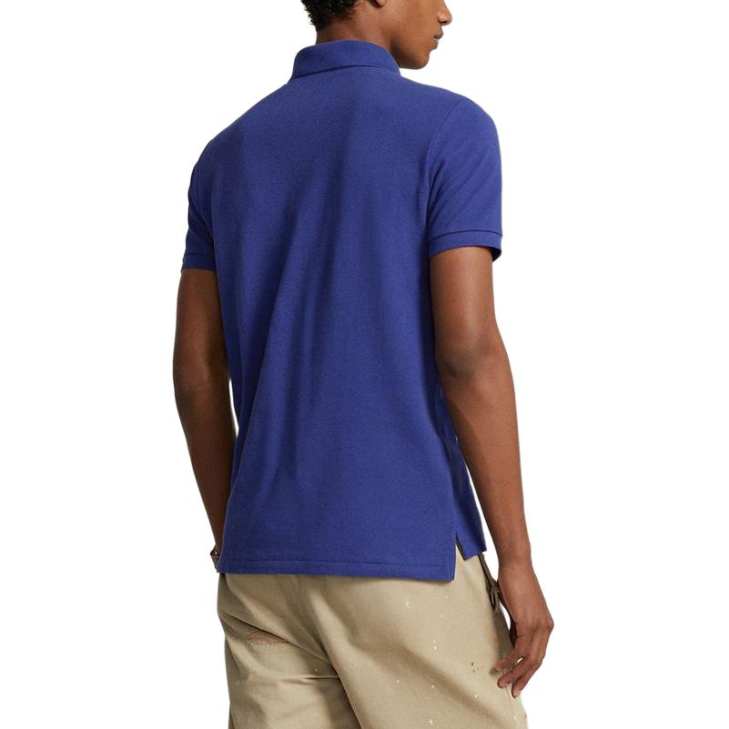 Polo Ralph Lauren SS24 Polo à Manches Courtes Coupe Slim Homme hauts Bleu MNPOKNI1N822755-400