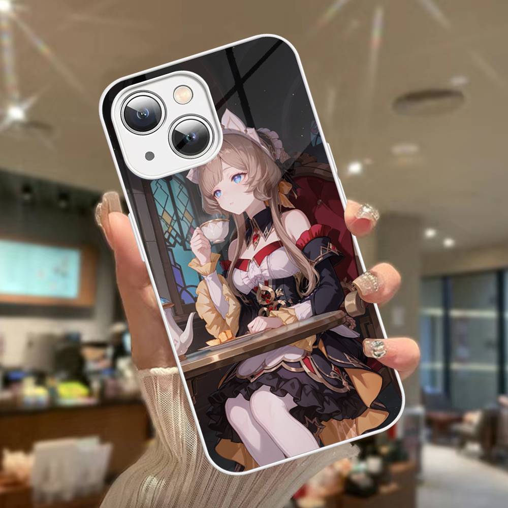 Jeu Genshin Impact Sandrone Verre Trempé Pour iphone 14 13 12 11 Pro Mini XS MAX 14Plus X XS XR Fundas
