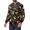 Men's Casual Fashion Printed Round Neck Pullover Sweatshirt
