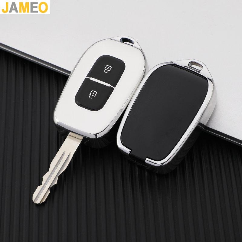 New TPU Car Remote Key Fob Case Shell For Renault Kwid Traffic Symbol for Dacia Sandero Logan Duster Anti-Scratch Key Cover