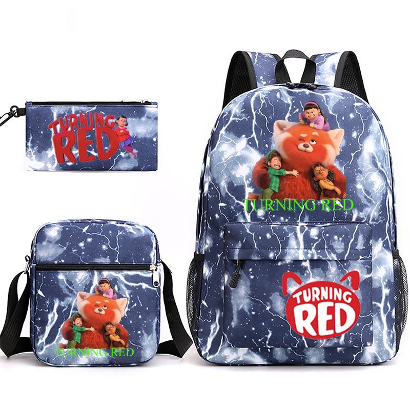 2022 Youth Metamorphosis 3 Sets/piece Laptop Backpack School Teen Girl Student Schoolbag