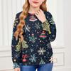 Christmas Day Sweatshirts For Children Boys And Girls Knit Sweater Cute Shirt Fall Crewneck Pullover Tops