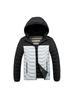 Light Cotton Jacket Men's Models Winter Crash Colour Full Print Removable Cap Thickened Hooded Comfortable and Versatile Jacket Men