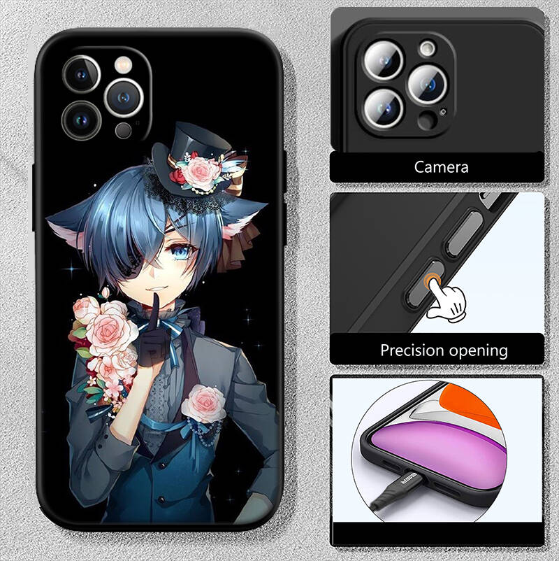 Black Butler New Phone Case for Redmi Note 8 9 10 11 11S 10C 10X 10A 10T 9A 9C 9T 9S 8T Pro Max Plus Prime