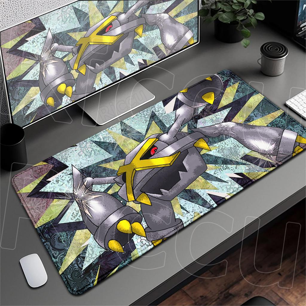 E-sport Gaming Cabinet Extended Keyboard Desktop Mat Large Hot Anime P-pokemon Metagross Rubber Mouse Pad Non-slip Laptop Carpet
