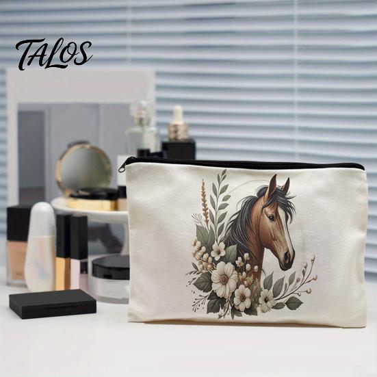 Storage Bag, Large Capacity Travel Organizer, Wear-Resistant Portable Cosmetic Zipper Pouch, for Stationery Makeup And Crafts