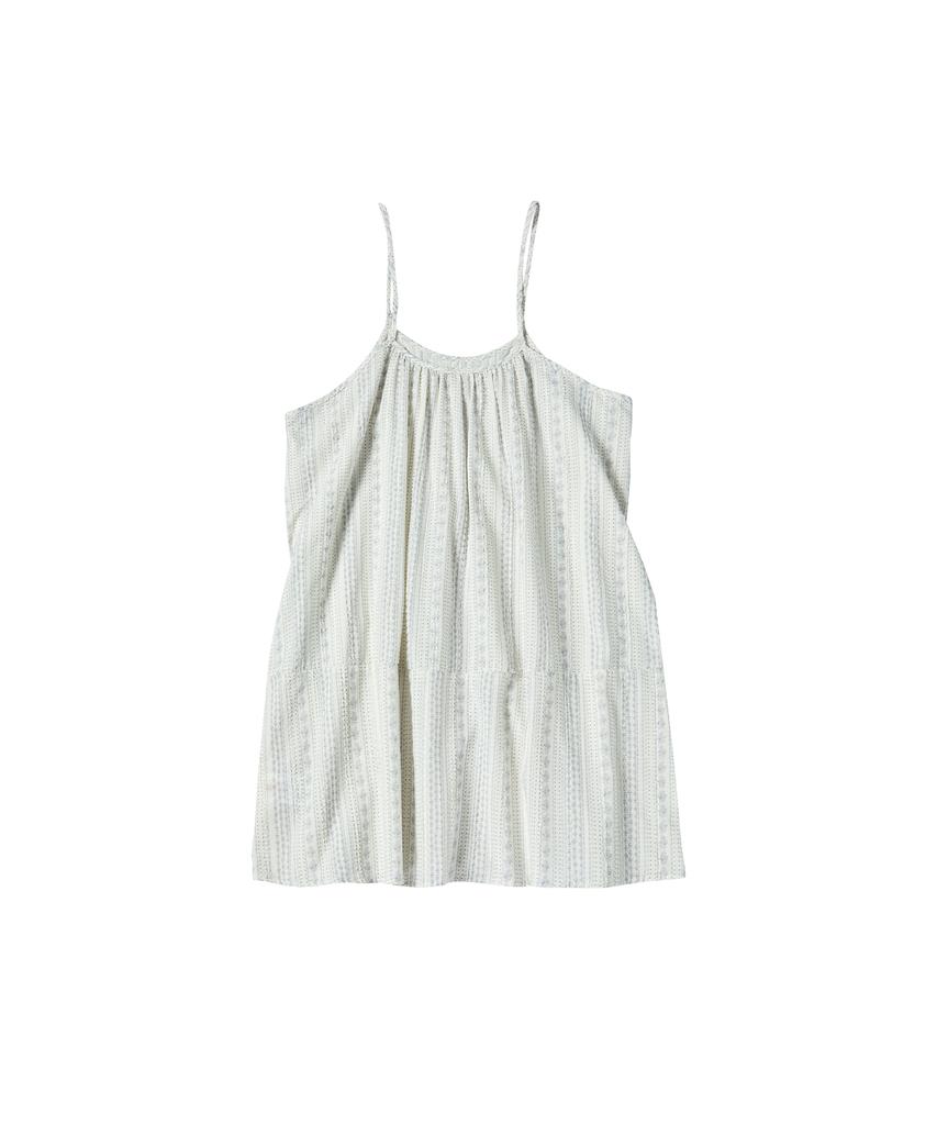 Comoni Nose W Flower Pintuck One-Piece [Violet]