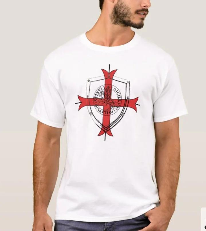 Cross of The Templar Order TShirt Summer Cotton Short Sleeve ONeck Unisexs T Shirt New S3XL