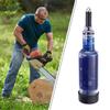 Chainsaw Guide Bar Grease Gun Hand Push Oiler Transparent Lubrication Pen for Chain Saw Nose Plate Maintenance Hand Tools