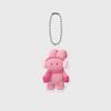 Pink Mittens Windy Acrylic Keyring