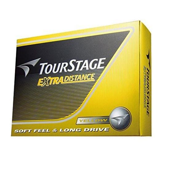 BRIDGESTONE Golf Balls TOURSTAGE Extra Distance 1 Dozen (12 Pieces) Yellow White Pearl 1-5