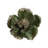 Glitter Finish Artificial Poinsettia Flowers 19cm Size Glitter Christmas Flowers  Home Holiday Use