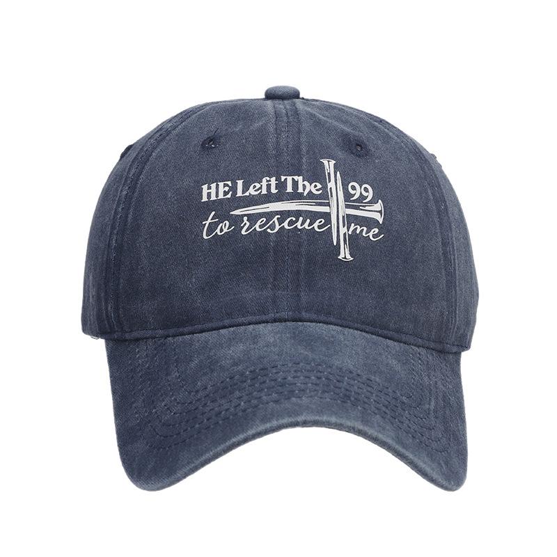 Personalized trend heat transfer baseball cap men's fashion versatile cap women's street cool sunshade sunscreen cap