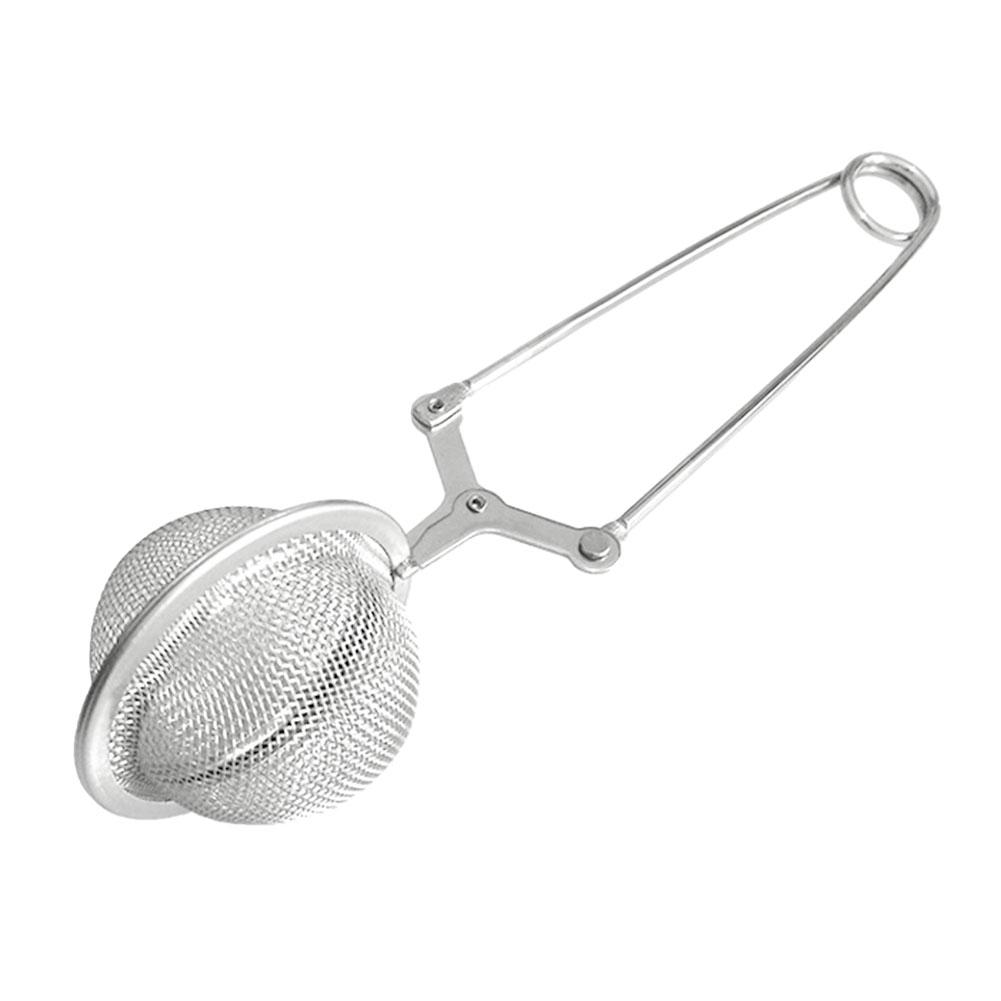 Stainless Steel Spoon Tea Ball Infuser Filter Squeeze Leaves Herb Mesh Strainer Tea Infuser In Mesh Tea Ball Filter Teaware