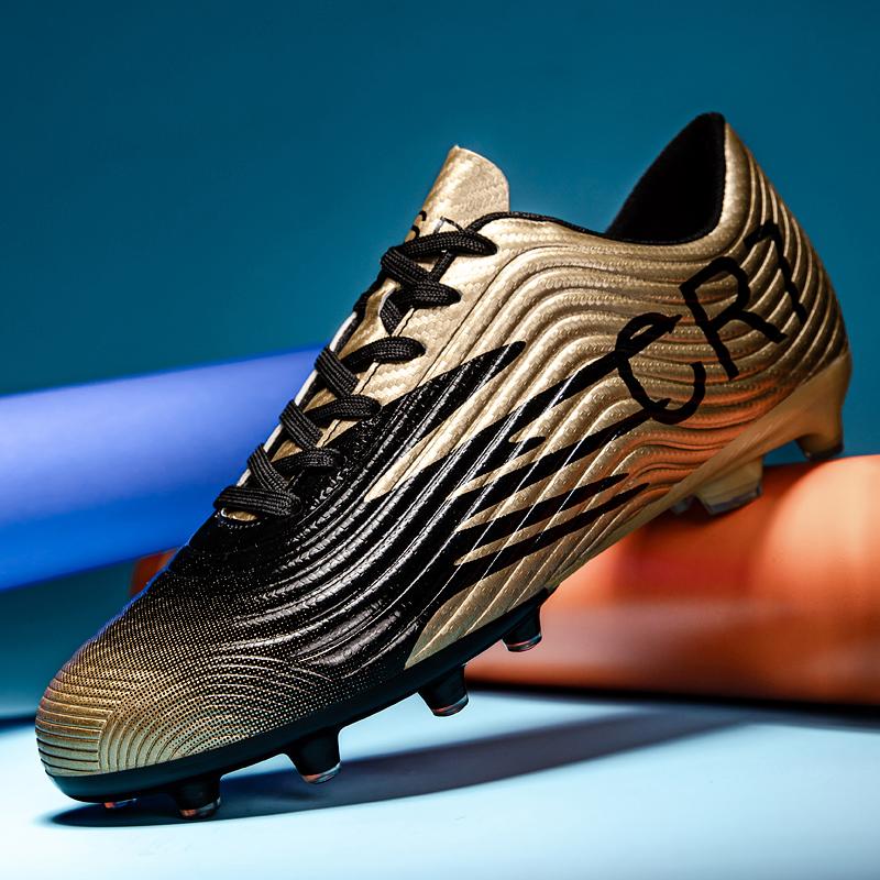 Mens Soccer Footwear Latest Low Cut Fg Buffer Anti Torsion Light Artificial Grass Competition Practice Soccer Footwear