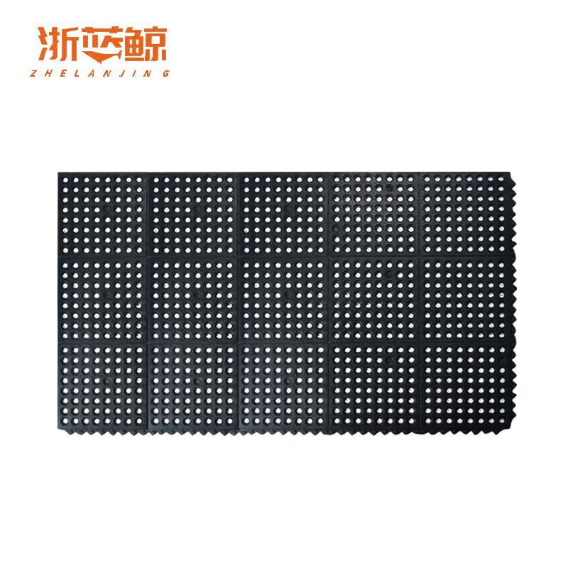Commercial Anti-Slip Interlocking Rubber Mat