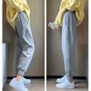 Women Thicken Cotton Sweatpants Autumn Winter Elastic Waist Bundle Foot Straight Trousers Fleece Warm Loose 5XL Casual Pants