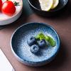 Round Japanese Creative Cute Small Seasoning Dish for Soy Sauce, Vinegar, Side Dishes, and Dipping Sauces.