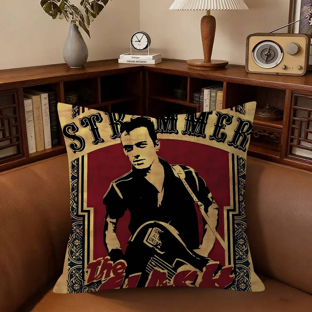 Rock Band The Album Clash Cushion Cushion Cover Pillowcase Upholstery Sofa Throw Pillow Home Decor Pillowcas