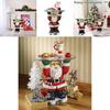Whimsical Santa Claus Waiter Tray Resin Art Piece Ideal For Christmas Home Decor