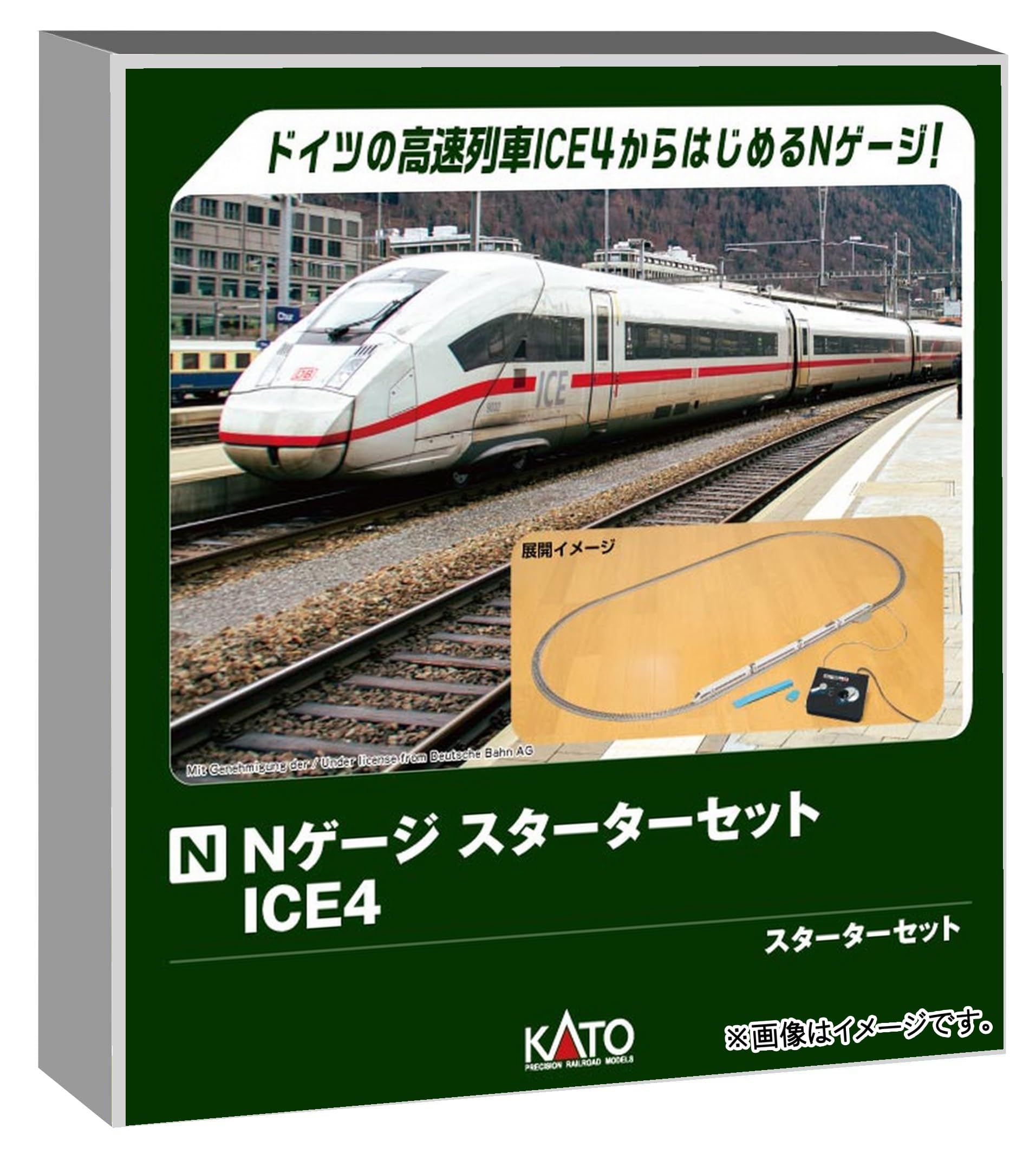 

KATO N Gauge Starter Set ICE4 Railway Model Introductory Set 10-008