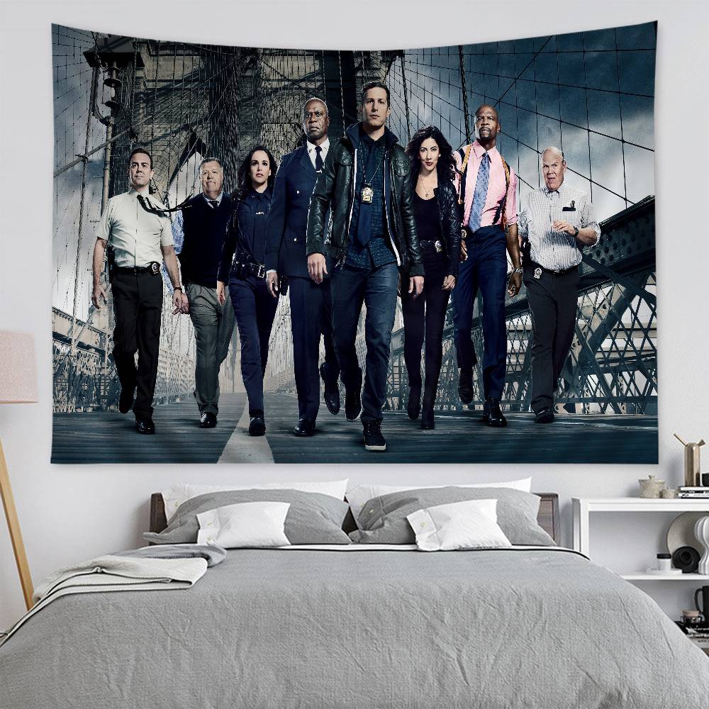 Comedy TV BBrooklyn Nine Nine Anime Tapestry Hanging Tarot Hippie Wall Rugs Dorm Home Decor