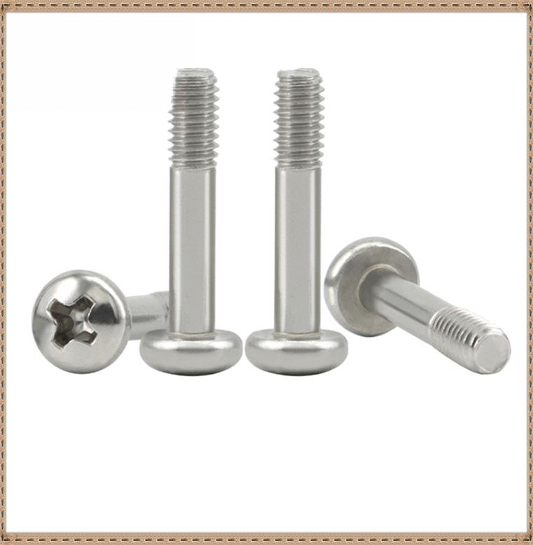 M1-M6 Half-Thread Phillips Pan Head Screws, 304 Stainless Steel