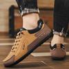 Men's shoes autumn one-pedal leather casual board shoes men's dad driving shoes sports trendy shoes