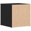 Dresser in Black Oak Look 40.5 x 40 x 40 cm Particleboard