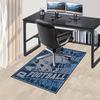 Office Carpet Dallas Football Design Sofa Rug, Chair Mat Protection