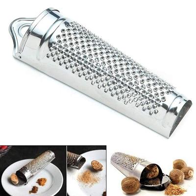 1PC In Acciaio Inox Versatile Tenuto In Mano Noce Moscata Agrumi Zenzero Grattugia Multifunzionale Zenzero Aglio Dado Pialla Per La Cucina