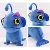The Sea Monster Plush Toy Blue Lantern Fish Cartoon Doll Blue Sea Monster Stuffed Animal Home Dector