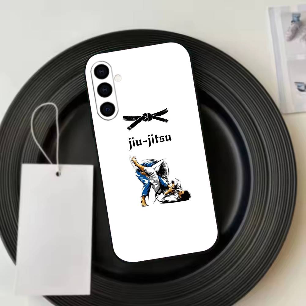 BJJ Brazilian Jiu Jitsu COOL Phone Case Black Silicone Soft For Samsung Galaxy A73,A72,A71,A70,A53,A52,A51