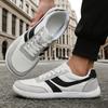 Mens Wide Toe Box Shoe Non-slip Wear-resistant Mesh Breathable Lightweight Color Matching Design Multifunctional Casual Sneakers