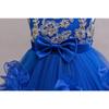 Children's Princess Dresses Gowns Flower Girl Sequins Pom Pom Dresses Walking Show Performance Clothing Girls Lace Dresses  Girl's Favourite Dress