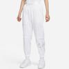 Nike Logo Print Sports Adjustable Waist Tapered Woven Pants Women Bottoms White DJ8997-100