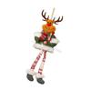 Santa/Snowman/Deer/Bear Christmas Hanging Doll Office Home Seasonal Accessory 6XDE