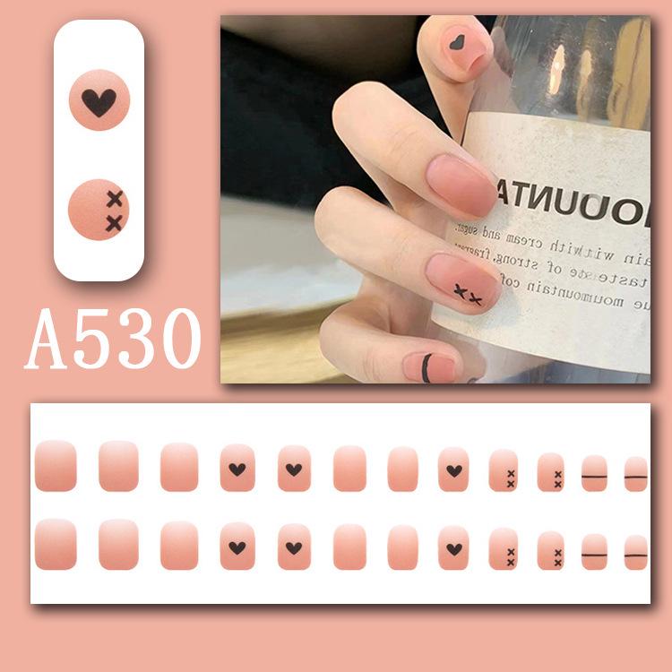 Summer Fresh French Line Cool Style Detachable Nail Art Tips