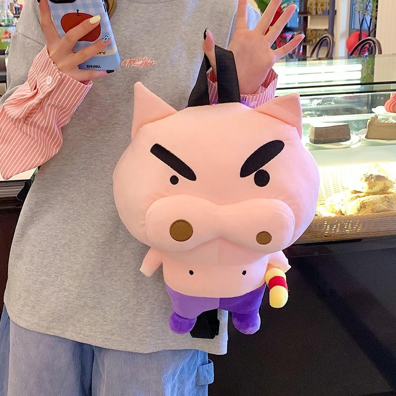 Shin Chan Crayon Buriburizaemon Modeling Plush Backpack Suitable For Daily Use