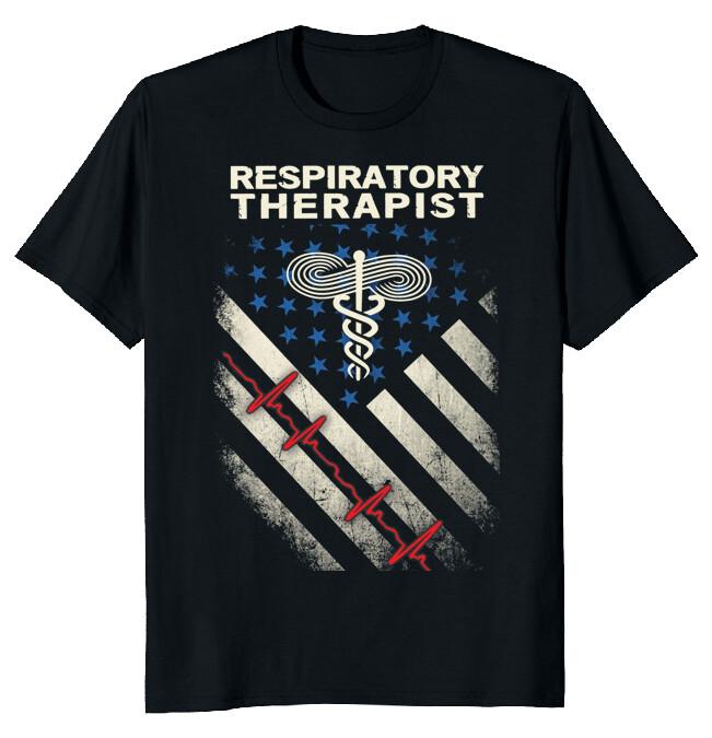 Proud American Respiratory Therapist Essential T-Shirt XXL