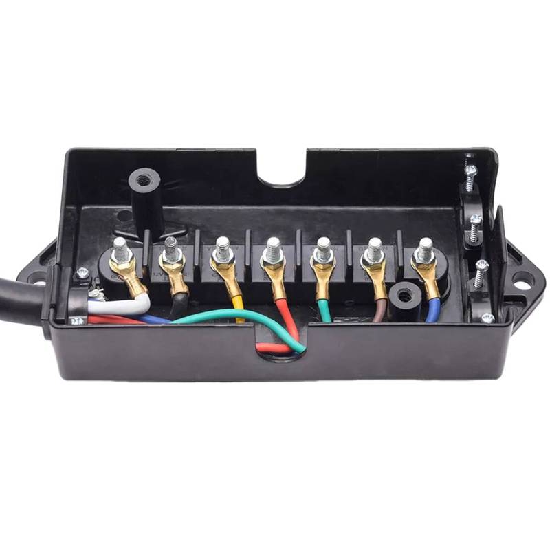 7 Way Electrical Wire Cable Connection Junction Box Fit For Car RV Trailer Camper