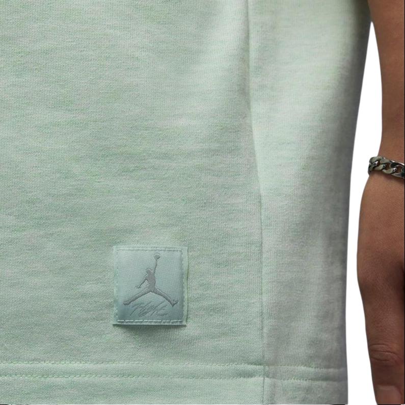 Jordan Loose Soft Comfortable Short Sleeve T-Shirt Women Tops Light-Green FN5384-394